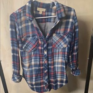 Cloth & Stone Plaid Button up